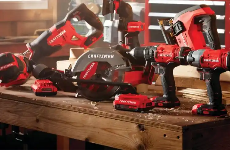 Craftsman tools on a table