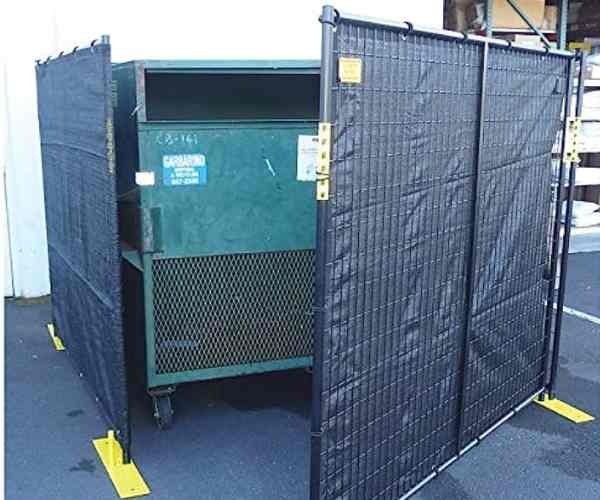 dumpster enclosure gate door