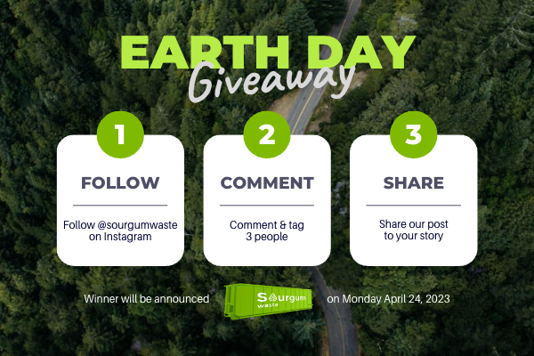 earth day dumpster giveaway