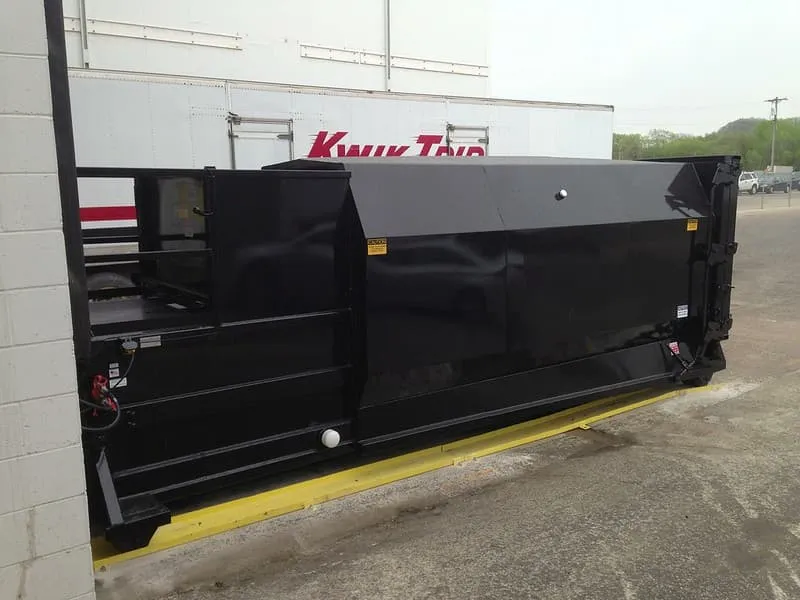 30 yard roll off dumpster compactor