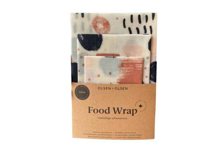 Beeswax food wrap trio pack