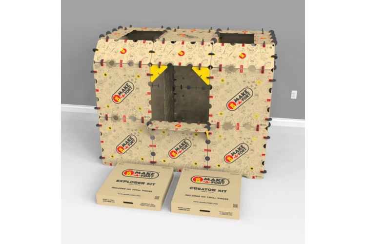 Advanced set to build your own play fort