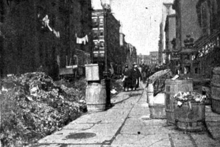 new york city in the 19th century before garbage collection