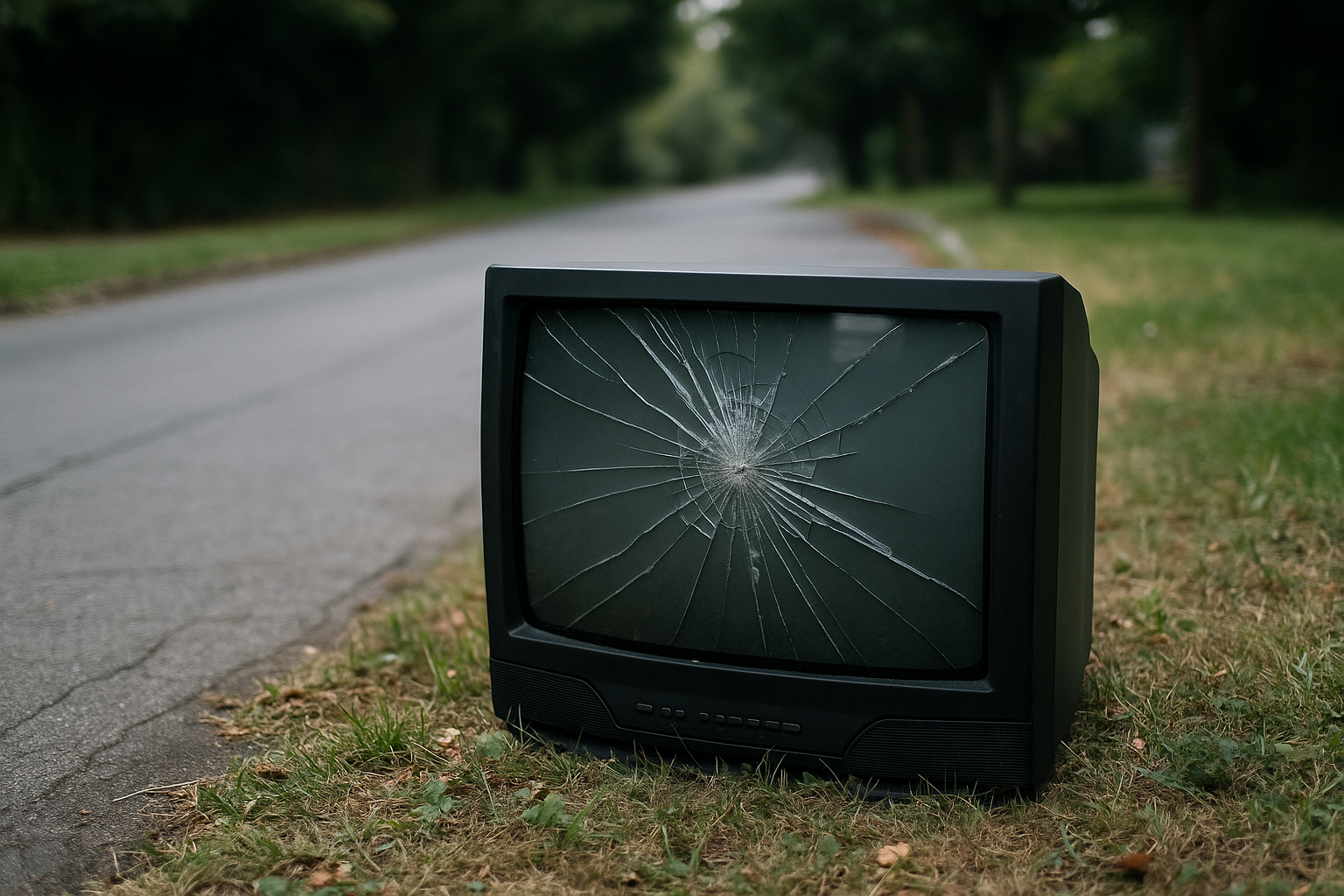 recycling a TV