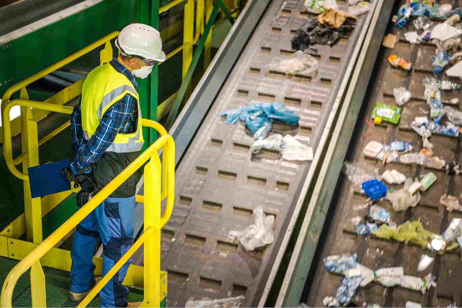 waste management specialist on the job
